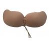 Bra in silicone adesivo senza spalline push up reggiseno invisibile hot donna - Colore nero o beige