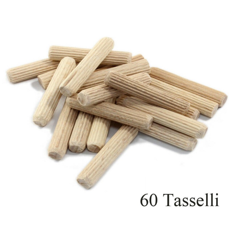DOBO Tasselli in legno spine di giunzione valdomo 8 MM fissaggio fe...