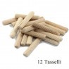 DOBO Tasselli in legno spine di giunzione valdomo 10 MM fissaggio f...