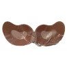 Bra in silicone adesivo senza spalline push up reggiseno invisibile hot donna - Colore nero o beige