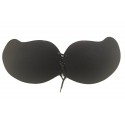 Bra in silicone adesivo senza spalline push up reggiseno invisibile hot donna - Colore nero o beige
