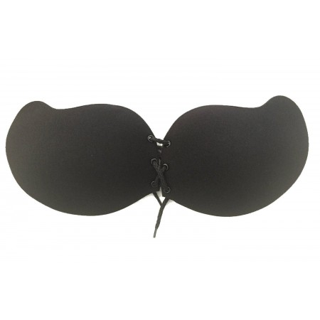 Bra in silicone adesivo senza spalline push up reggiseno invisibile hot donna - Colore nero o beige