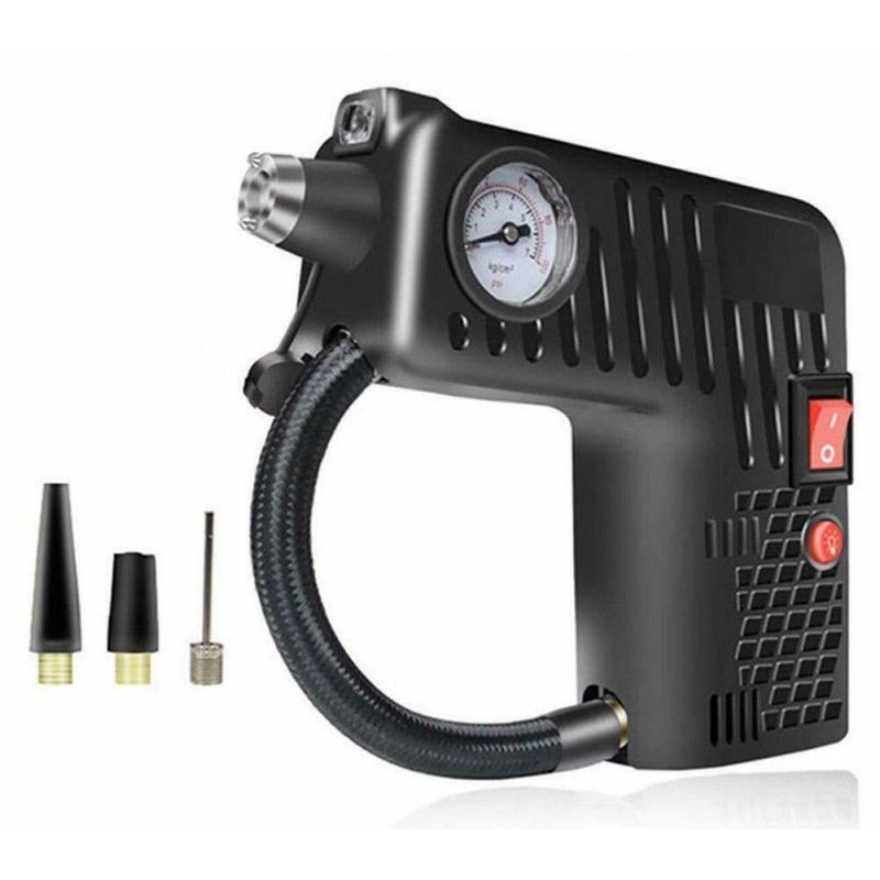DOBO Compressore mini pneumatici auto bici multifunzione luce misur...