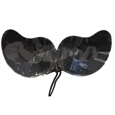 Bra in silicone adesivo senza spalline push up reggiseno invisibile hot donna - Colore nero o beige