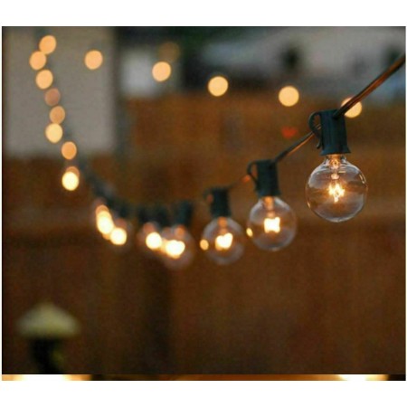 Catena luminosa filo luci luce calda esterno interno giardino feste ghirlanda
