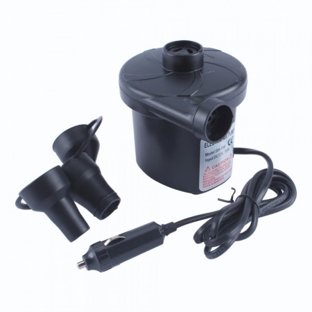 Pompa elettrica gonfia sgonfia 12V presa accendisigari materassini gonfiabili