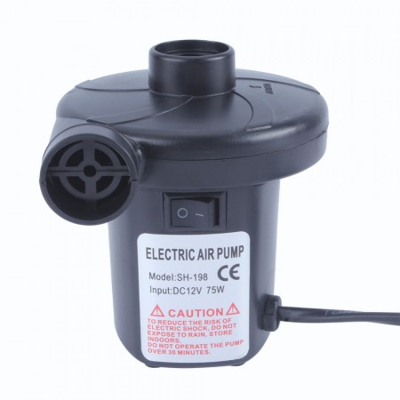 Pompa elettrica gonfia sgonfia 12V presa accendisigari materassini gonfiabili