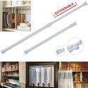 Asta tenda bastone molla scorritenda bianca misure varie regolabile estensibile