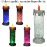 DOBO Candela LED cambia colore RGB glitter brillantini lampada luce...