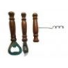 DOBO Set cavatappi 3Pz apribottiglia conserva lattine metallo manic...