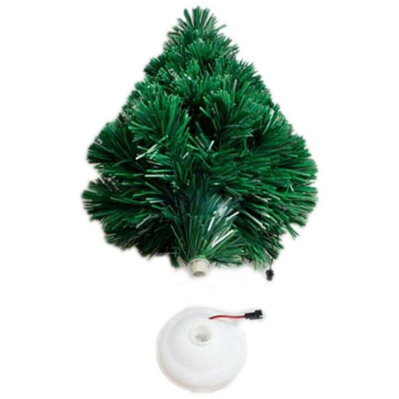 DOBO Alberello di Natale per ufficio fibra ottica luci led multicol...