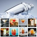 Set 12pz shaker per cocktail kit completo bartender barista mixer 770 ML drink