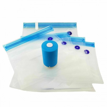 Mini Macchina per sottovuoto con buste ermetiche conservazione alimenti cibo