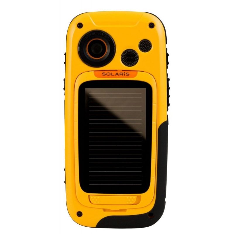 Out Limits Telefono Cellulare Solaris, Impermeabile, IP65, Batteria solare, Anti-shock, Bluetooth, Fotocamera, Gps Location