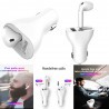 Generico Auricolare Bluetooth senza fili cuffie presa accedisigari ...