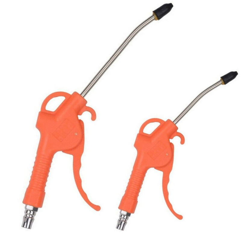 Pistola aria compressa canna lunga corta compressore 10cm 20cm innesto rapido