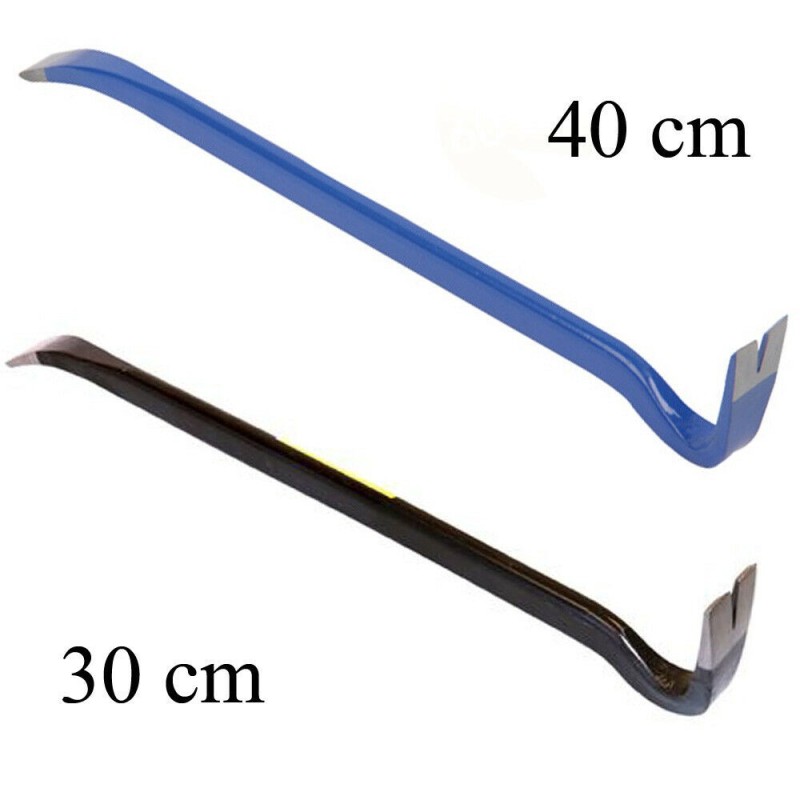 Leverino in acciaio piede di porco 30 cm 40 cm leva tira chiodi carpentiere