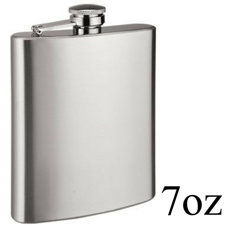 DOBO Fiaschetta Acciaio 6oz/165ml 7oz/196ml 8oz/227ml 9oz/266ml fla...
