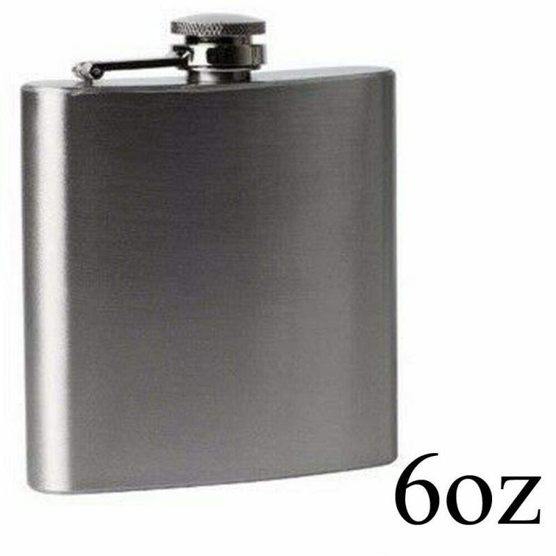 DOBO Fiaschetta Acciaio 6oz/165ml 7oz/196ml 8oz/227ml 9oz/266ml fla...