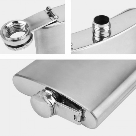 Fiaschetta Acciaio 6oz/165ml 7oz/196ml 8oz/227ml 9oz/266ml flask liquore whisky
