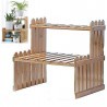 DOBO Portavaso Legno fioriera piante 31x21x31 cm giardino fiori vas...