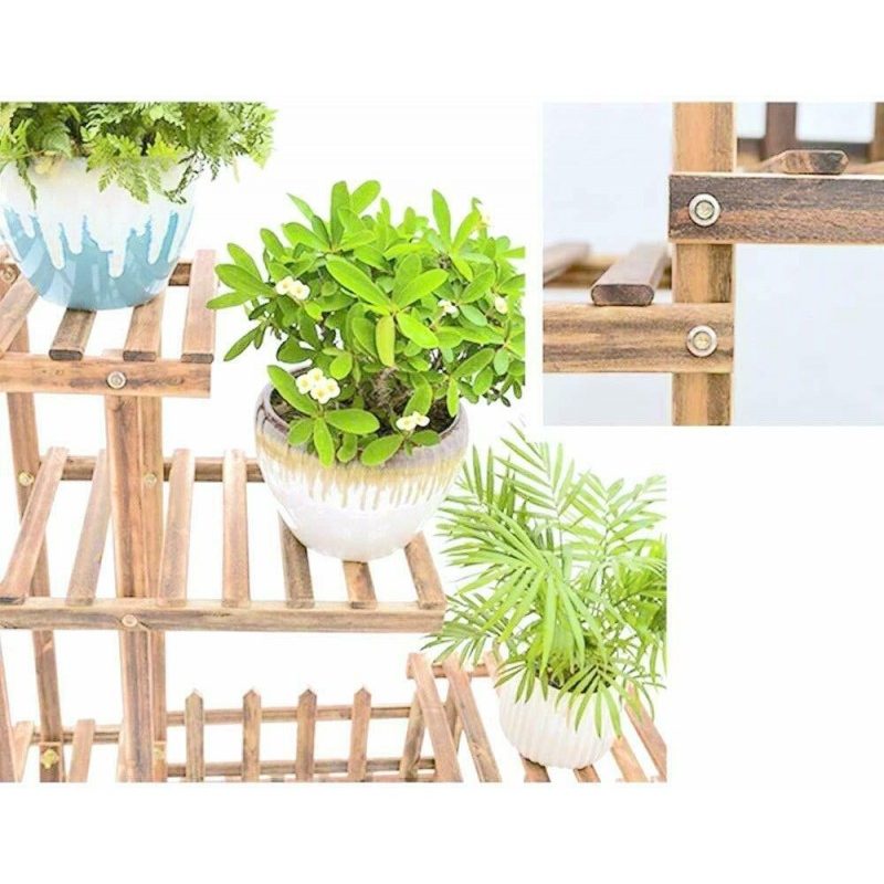 DOBO Portavaso in Legno fioriera piante 106x25x97 cm giardino fiori...
