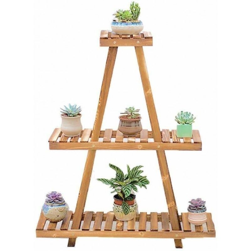 DOBO Portavaso Legno fioriera piante 80x25x80 cm giardino fiori vas...