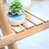 DOBO Portavaso Legno fioriera piante 80x25x80 cm giardino fiori vas...