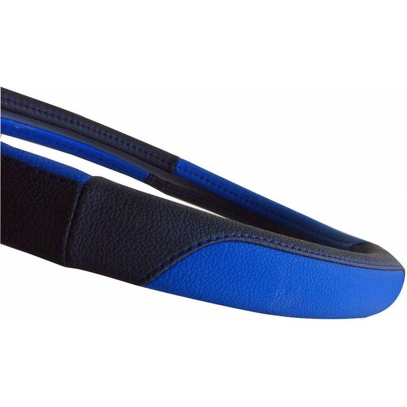 DOBO Coprivolante auto universale simil pelle fodera volante Blu MA...