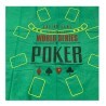 DOBO Copritavolo Poker panno verde gioco da tavola 60x90cm texas ho...