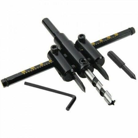 DOBO Set Punta per Trapano Sega a Cerchio Circolare Regolabile for ...