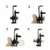 DOBO Kit Pinza seeger 4 testine in 1 anelli elastici set interni es...