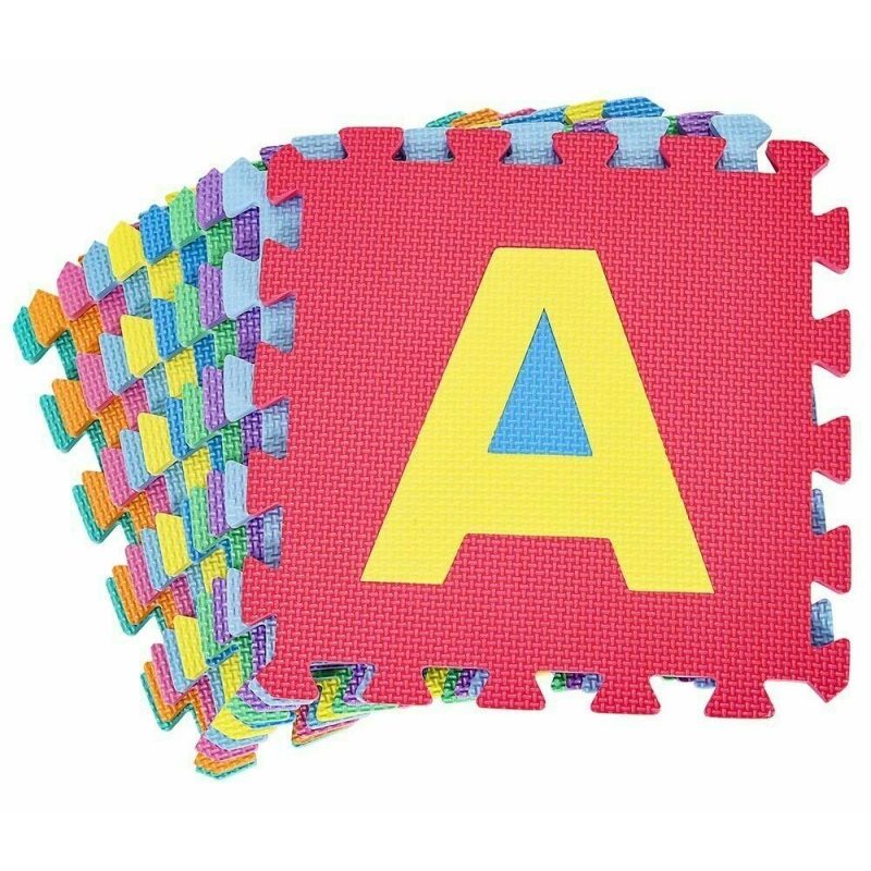 DOBO 6Pz Tappeto Puzzle per bambini 40x40 cm tappetino in gomma bim...