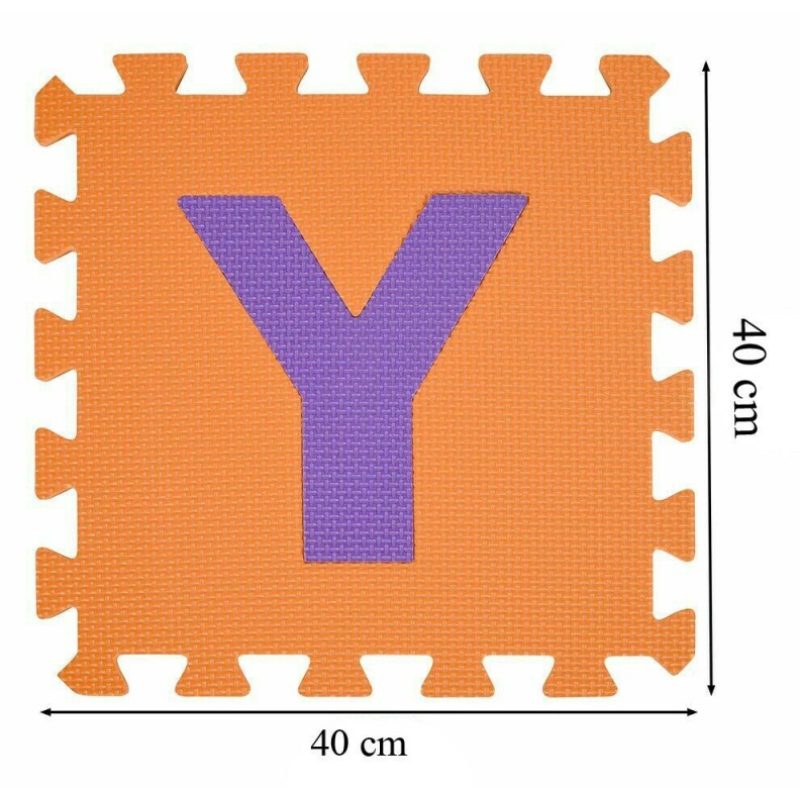 DOBO 6Pz Tappeto Puzzle per bambini 40x40 cm tappetino in gomma bim...