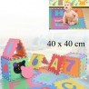 DOBO 6Pz Tappeto Puzzle per bambini 40x40 cm tappetino in gomma bim...