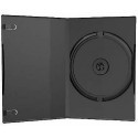 10 custodie per CD DVD vergini singole nere vuote 14mm custodia box