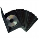 10 custodie per CD DVD vergini singole nere vuote 14mm custodia box