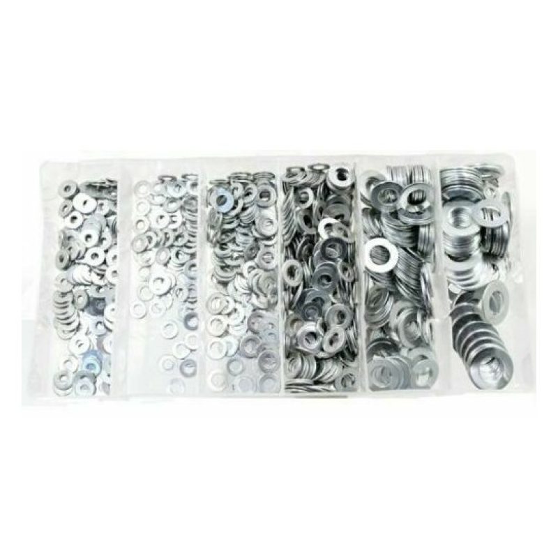 DOBO kit 900 pz Guarnizioni rinforzo metalliche 6 misure assortimen...