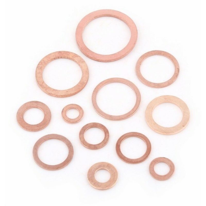 DOBO kit 800pz Guarnizioni in bronzo metalliche 6 misure assortimen...