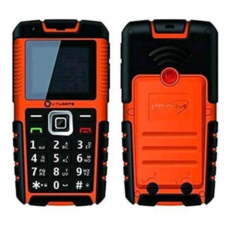 Top Tronic Monaco Outlimits DSS Telefono Cellulare, Dual SIM, Arancio [Italia]
