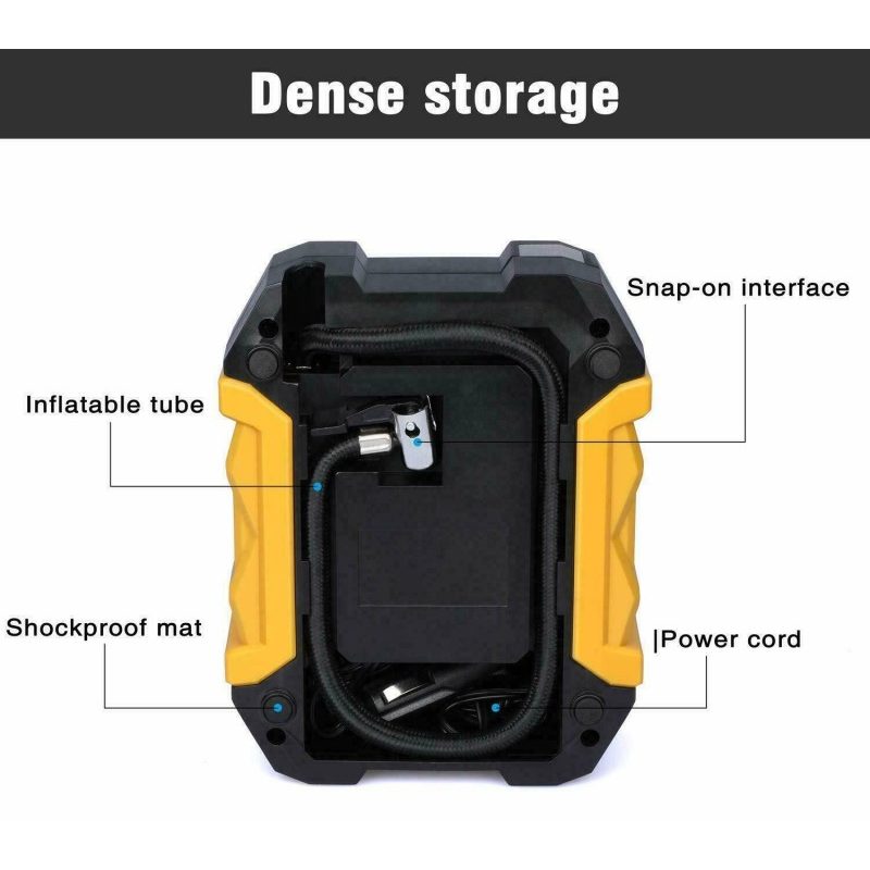 DOBO Compressore aria portatile 12V auto display digitale pompa por...