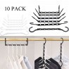 DOBO Set stampelle Grucce 10 appendi abiti salvaspazio camicie arma...