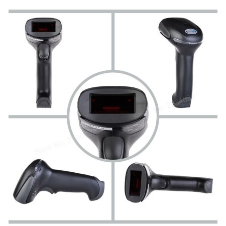 Lettore scanner codice a barre Barcode WIRELESS senza fili pistola laser L017