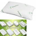 Cuscino cervicale 8 in 1 Bamboo Memory Foam guanciale letto anallergico 40x70