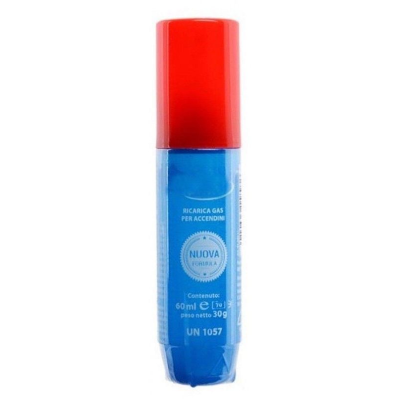 Set 3 pezzi bomboletta Ricarica GAS butano per accendini 60ml con i...
