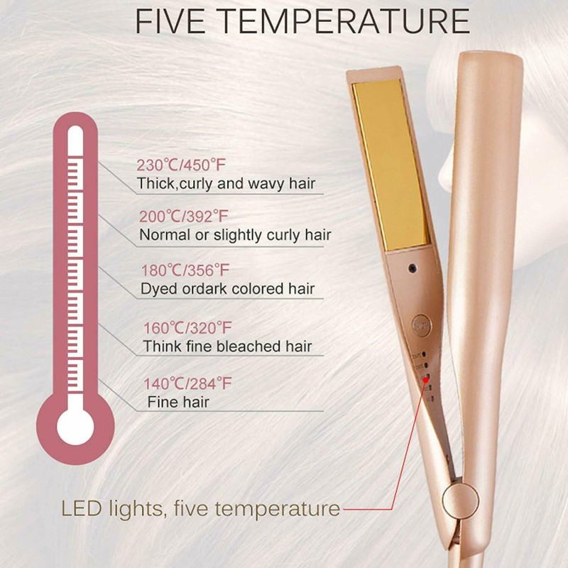 DOBO Piastra capelli 2 in 1 Onde ferro arricciacapelli professional...