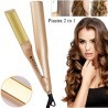 DOBO Piastra capelli 2 in 1 Onde ferro arricciacapelli professional...