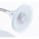 Specchio braccio Flessibile makeup luce led zoom lente 10x con ventosa bagno