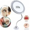 DOBO Specchio braccio Flessibile makeup luce led zoom lente 10x con...