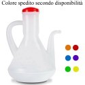Oliera manuale 0,5L plastica salvagoccia colore dispenser cucina dosatore olio